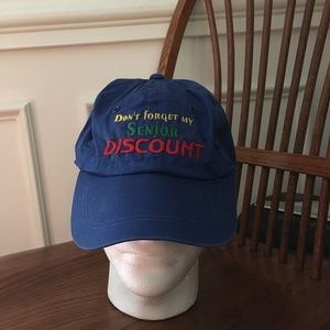 Don’t Forget My Senior Discount Cap